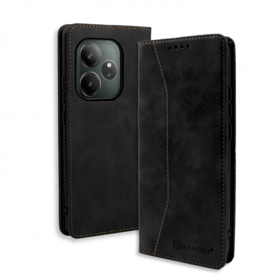 Bodycell Book Case Pu Leather Realme GT 6 5G/GT 6T 5G Black