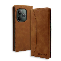 Bodycell Book Case Pu Leather Realme GT 6 5G/GT 6T 5G Brown