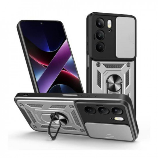 Bodycell Armor Slide Cover Case Realme C75/C75x 4G Silver