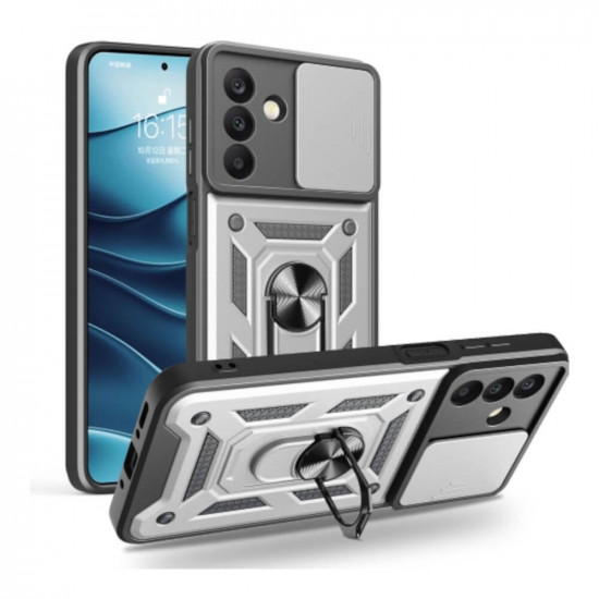 Bodycell Armor Slide Cover Case Samsung A26 5G Silver