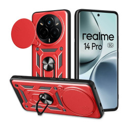 Bodycell Armor Slide Cover Case Realme 14 Pro  Red