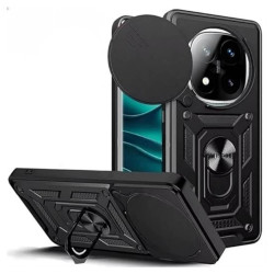Bodycell Armor Slide Cover Case Xiaomi Note 14 Pro Plus 5G Black