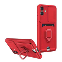 Bodycell Multifunction Case Με Κορδονι Samsung A06 Red
