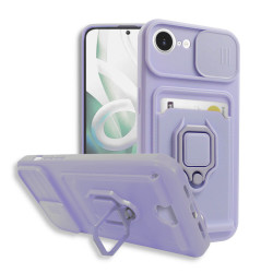 Bodycell Multifunction Case Με Κορδονι iPhone 16e Purple
