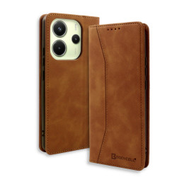 Bodycell Book Case Pu Leather Xiaomi Note 14 5G Brown