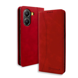 Bodycell Book Case Pu Leather Xiaomi Poco X7 Pro Red