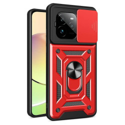 Bodycell Armor Slide Cover Case Realme GT 7 Pro Red