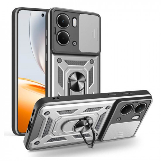 Bodycell Armor Slide Cover Case Realme P3 5G Silver
