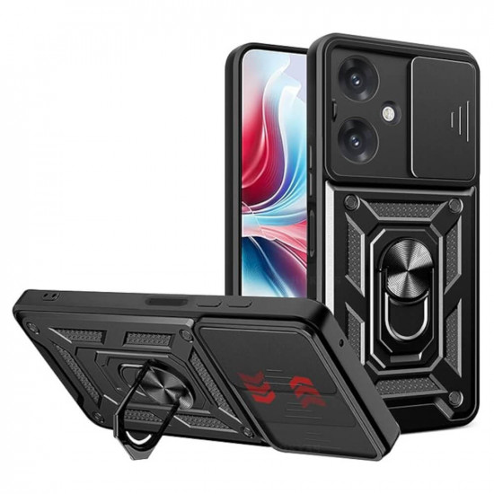 Bodycell Armor Slide Cover Case Realme Note 60 Black