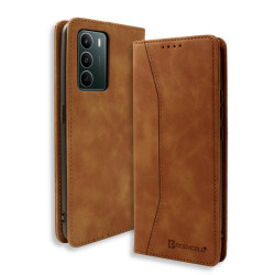 Bodycell Book Case Pu Leather Realme C75 Brown
