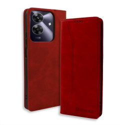 Bodycell Book Case Pu Leather Realme Note 60 Red