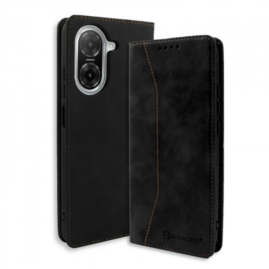 Bodycell Book Case Pu Leather Xiaomi Poco C71 Black