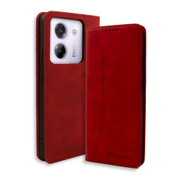 Bodycell Book Case Pu Leather Xiaomi Poco M7 Pro Red