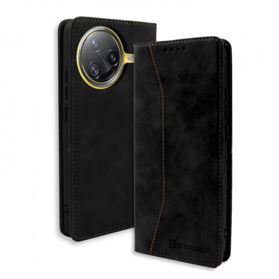 Bodycell Book Case Pu Leather Xiaomi Poco F7 Ultra/K80 Pro Black