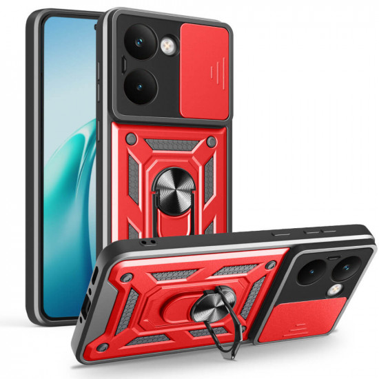 Bodycell Armor Slide Cover Case Realme P3 Ultra 5G Red