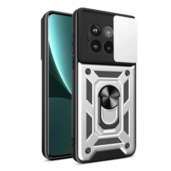 Bodycell Armor Slide Cover Case OnePlus 13R Silver