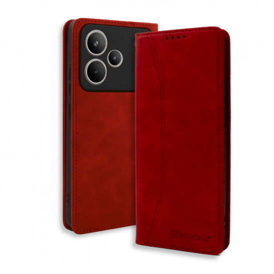 Bodycell Book Case Pu Leather Realme P4 5G Red