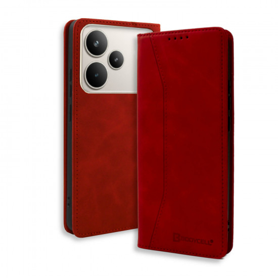 Bodycell Book Case Pu Leather Realme P4 Pro 5G Red
