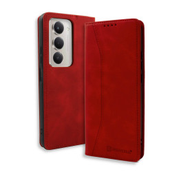 Bodycell Book Case Pu Leather Xiaomi Redmi 15 4G Red