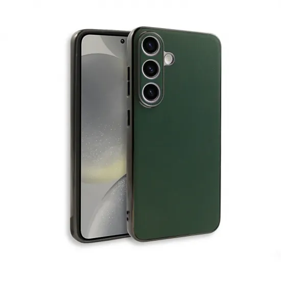 Bodycell Leather Backcover Samsung S25 Green