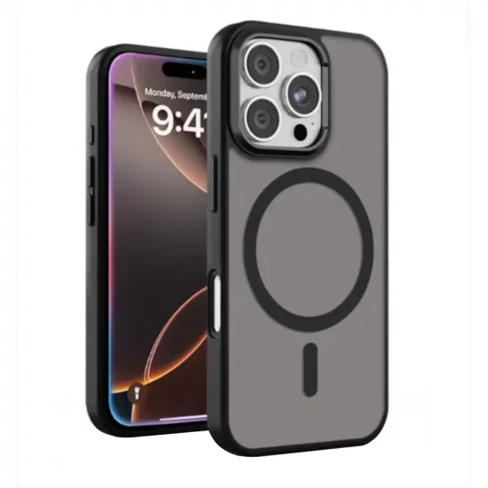 Bodycell Magsafe Backcover For iPhone 16 Pro  Matt Black