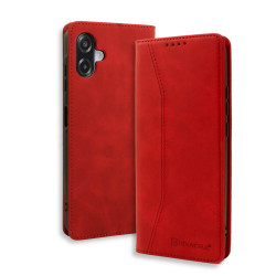Bodycell Book Case Pu Leather Samsung A07 4G Red