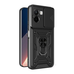 Bodycell Armor Slide Cover Case Xiaomi Poco M7 4G Black