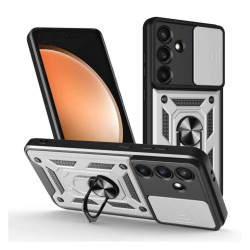 Bodycell Armor Slide Cover Case Samsung S25 FE Silver