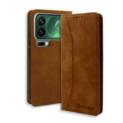 Bodycell Book Case Pu Leather Xiaomi 17 Pro  Brown