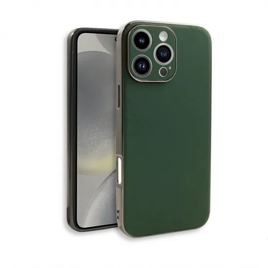 Bodycell Leather Backcover iPhone 16 Pro Max Green