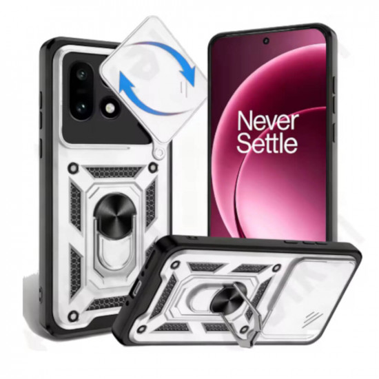 Bodycell Armor Slide Cover Case Oneplus 15 5G Silver