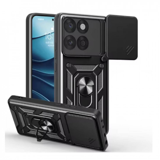 Bodycell Armor Slide Cover Case Motorola Edge 60 5G/60 Fusion Black