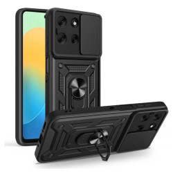 Bodycell Armor Slide Cover Case Motorola G56 Black