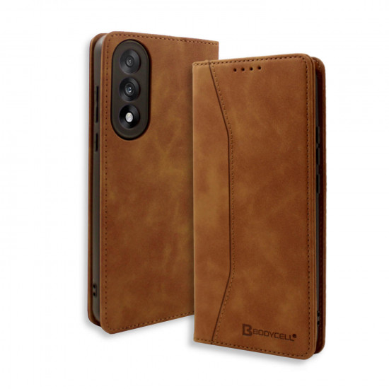 Bodycell Book Case Pu Leather Oneplus Nord 5 5G/Ace 5 Ultra Brown
