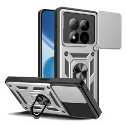 Bodycell Armor Slide Cover Case Xiaomi Note 15 Pro 4G Silver