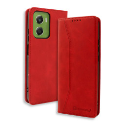 Bodycell Book Case Pu Leather Motorola G06 4G Red