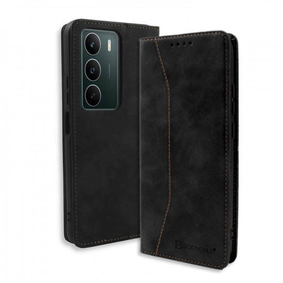 Bodycell Book Case Pu Leather Realme C71 Black