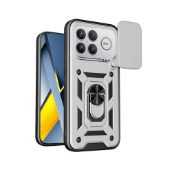 Bodycell Armor Slide Cover Case Xiaomi Poco F8 Pro 5G Silver