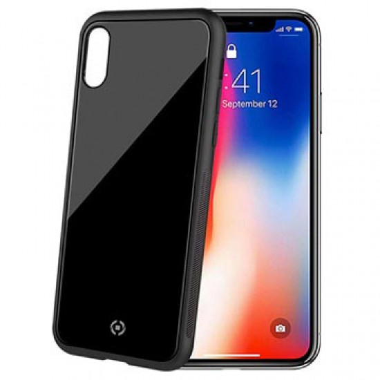 Back Cover GLASS  iPhone XR Black