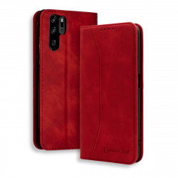 Bodycell Book Case Pu Leather Huawei P30 Pro Red