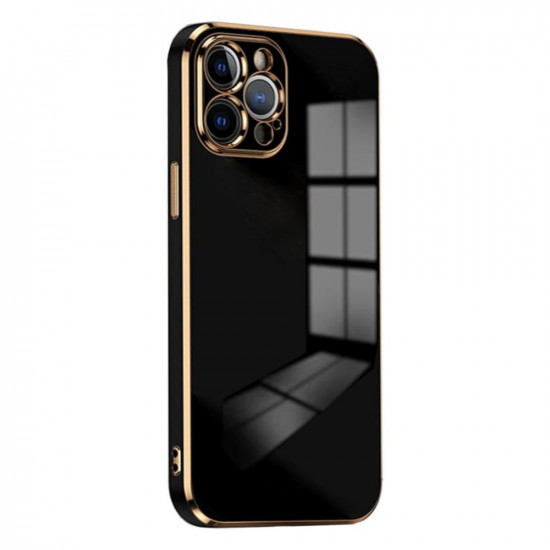 Bodycell Gold Plated Silicon iPhone 14 Pro Max Black