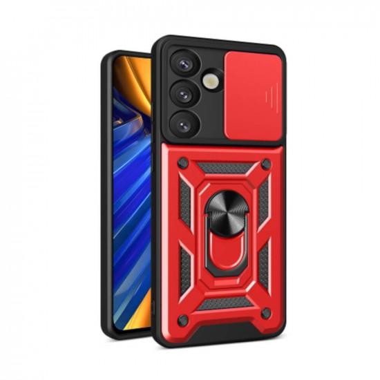 Bodycell Armor Slide Cover Case Samsung S25 5G Red