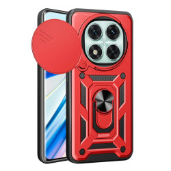 Bodycell Armor Slide Cover Case Xiaomi Note 14 Pro 5G/Poco X7 Red