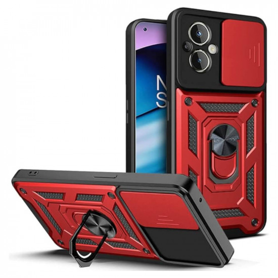 Bodycell Armor Slide Cover Case Realme C67 4G Red