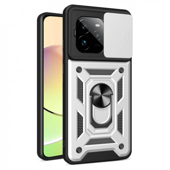 Bodycell Armor Slide Cover Case Realme GT 7 Pro Silver