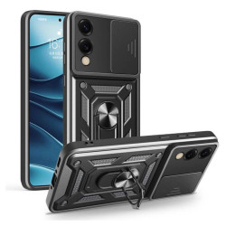 Bodycell Armor Slide Cover Case Samsung S25 Edge Black