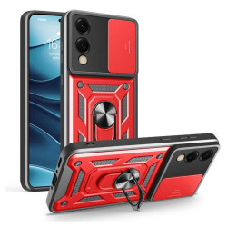 Bodycell Armor Slide Cover Case Samsung S25 Edge Red