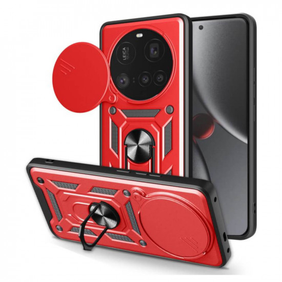 Bodycell Armor Slide Cover Case Xiaomi 15 Ultra Red