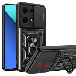 Bodycell Armor Slide Cover Case Xiaomi Note 14S Black