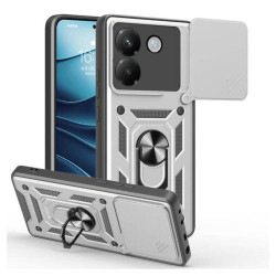 Bodycell Armor Slide Cover Case Xiaomi Poco M7 Pro Silver